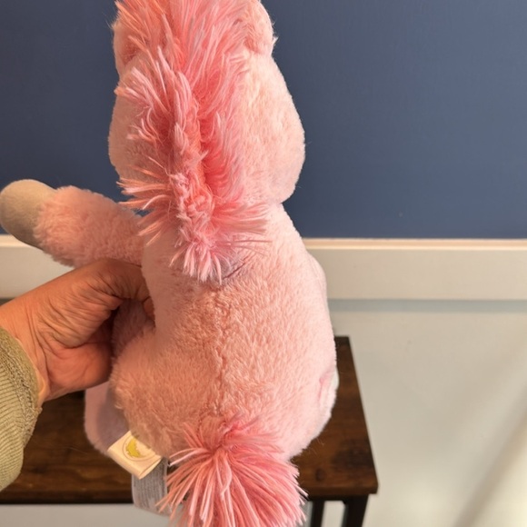 Animal Adventure Pink Unicorn - 13" Plush Stuffed Animal Gold Horn 2021 - Picture 4 of 7